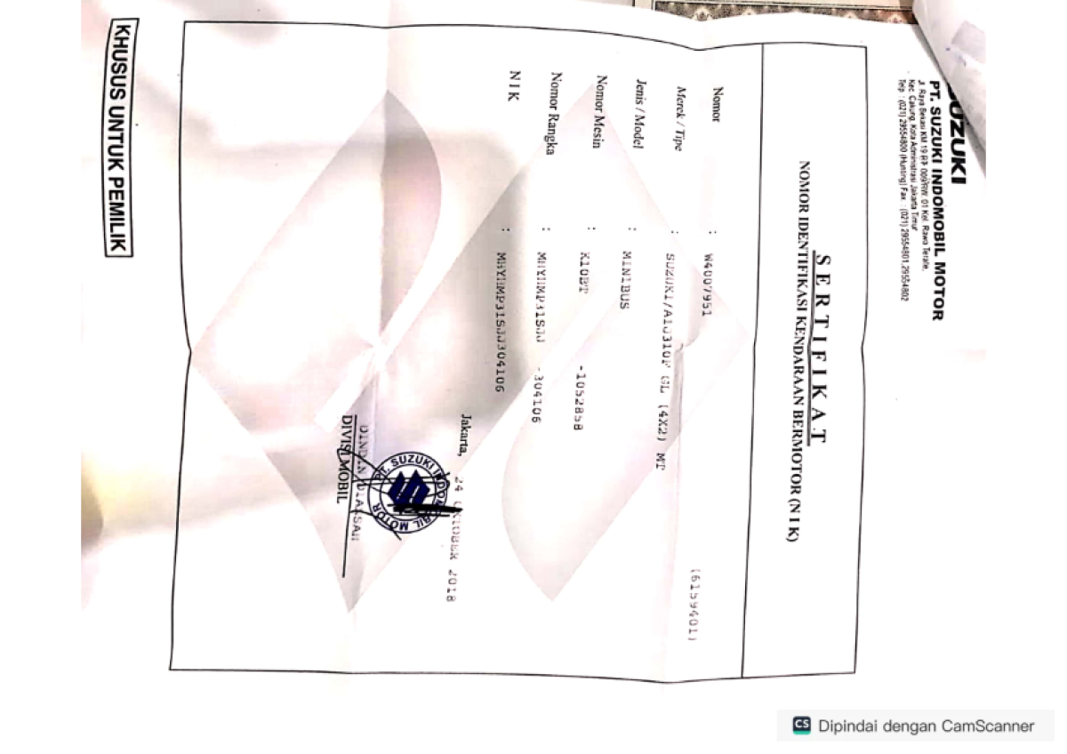 SUZUKI KARIMUN GL MT