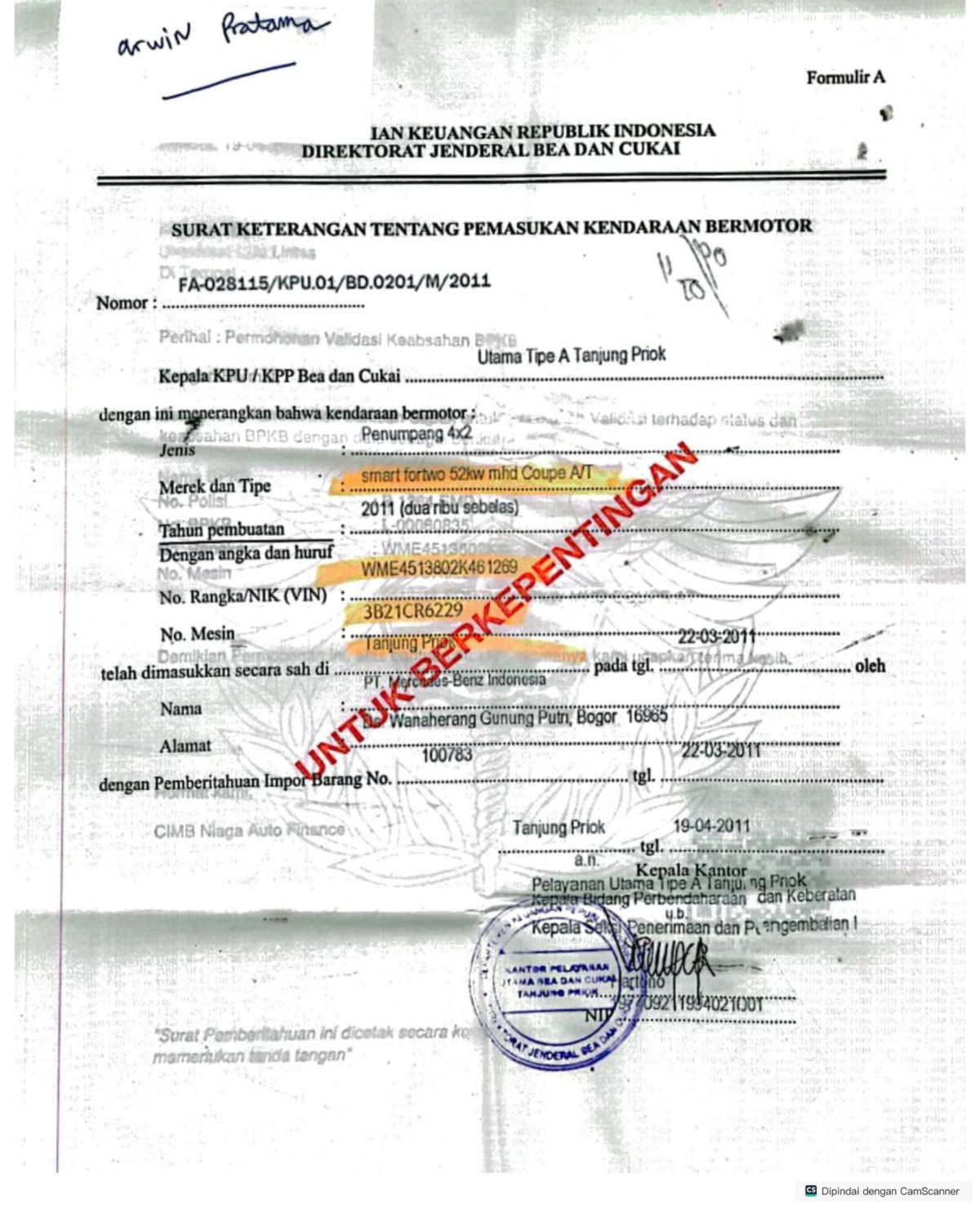 SMART  FORTWO 52KW MHD COUPE