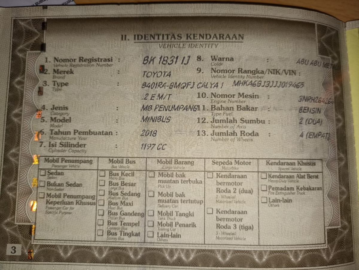 TOYOTA CALYA  1.2 E M/T