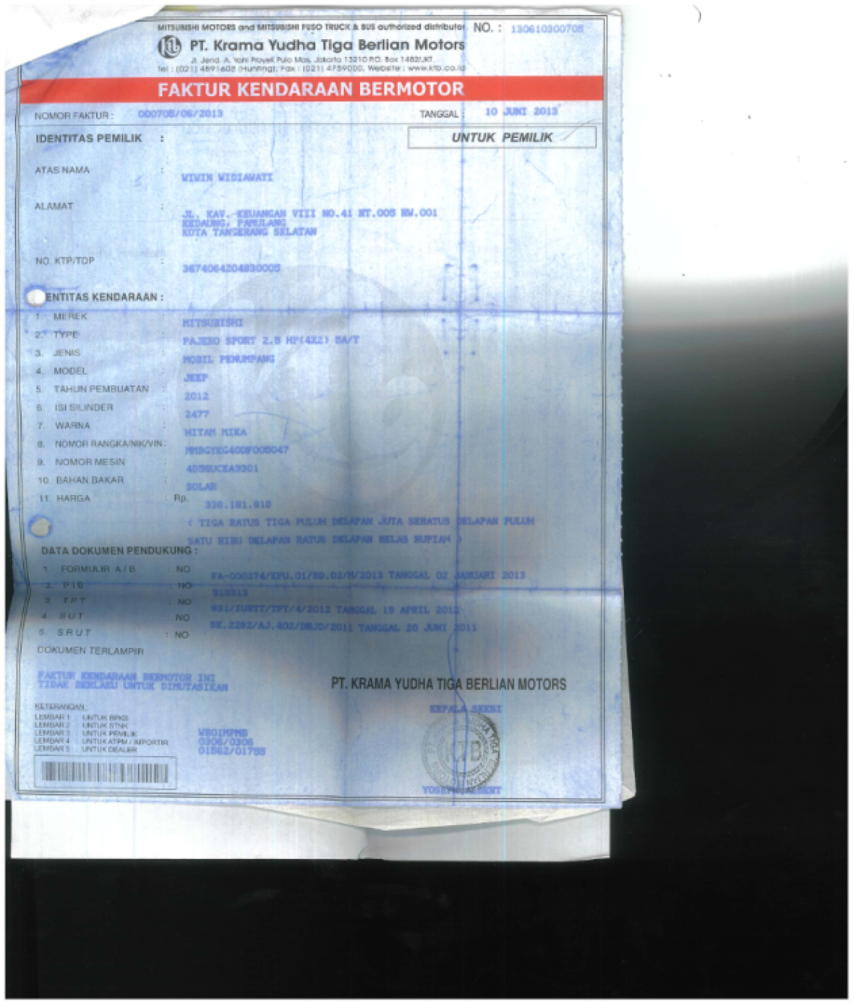 MITSUBISHI PAJERO SPORT 2.5 HP (4X2) A/T