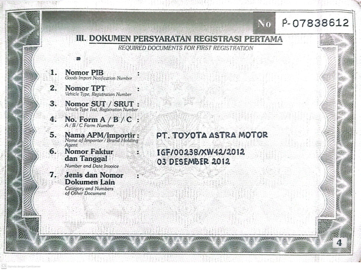 TOYOTA KIJANG INNOVA G