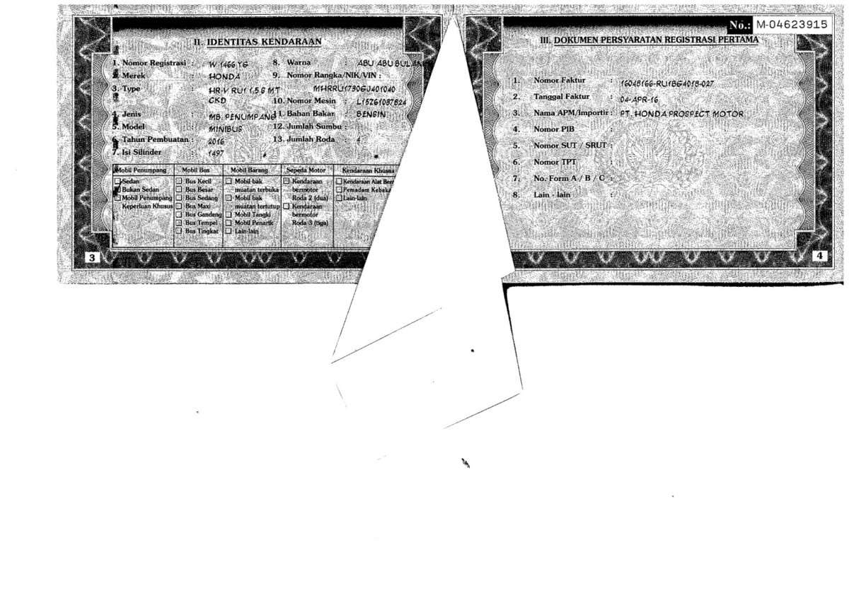 HONDA  HRV  RU1 1.5 S