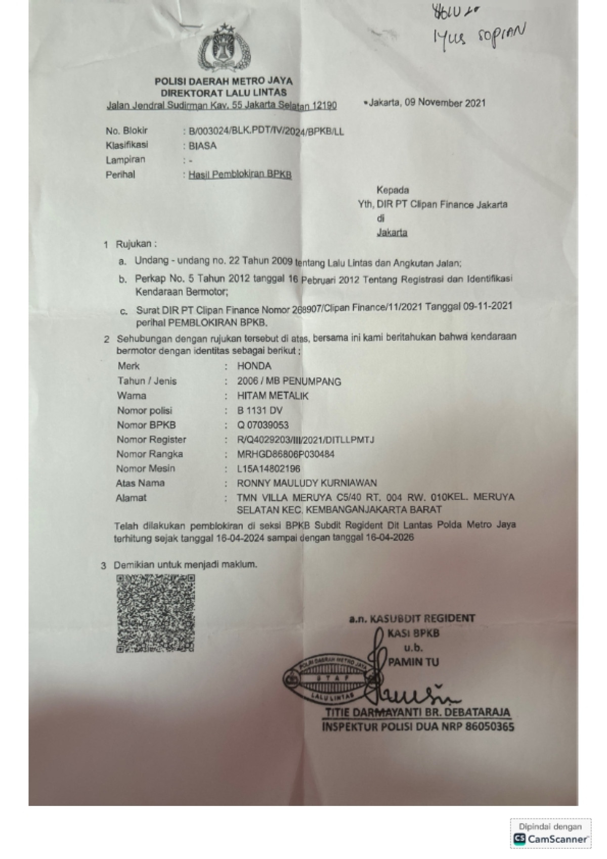 HONDA GD8 1.5 CBU AT