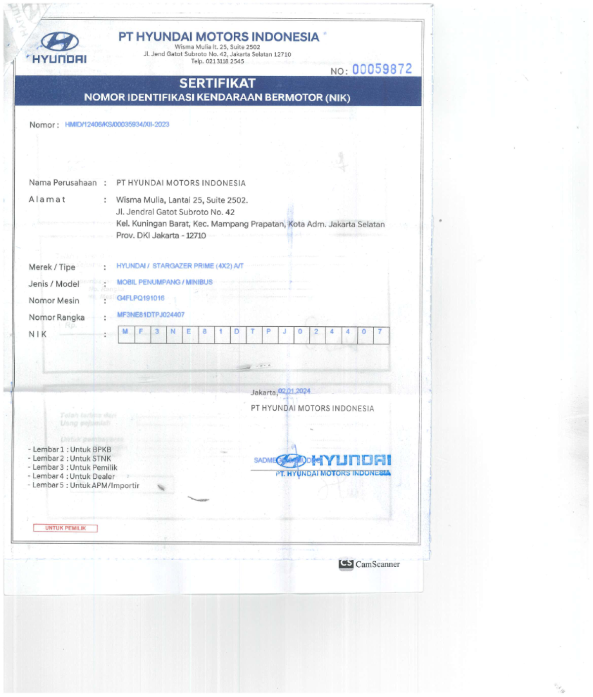 HYUNDAI STARGAZER PRIME 1.5