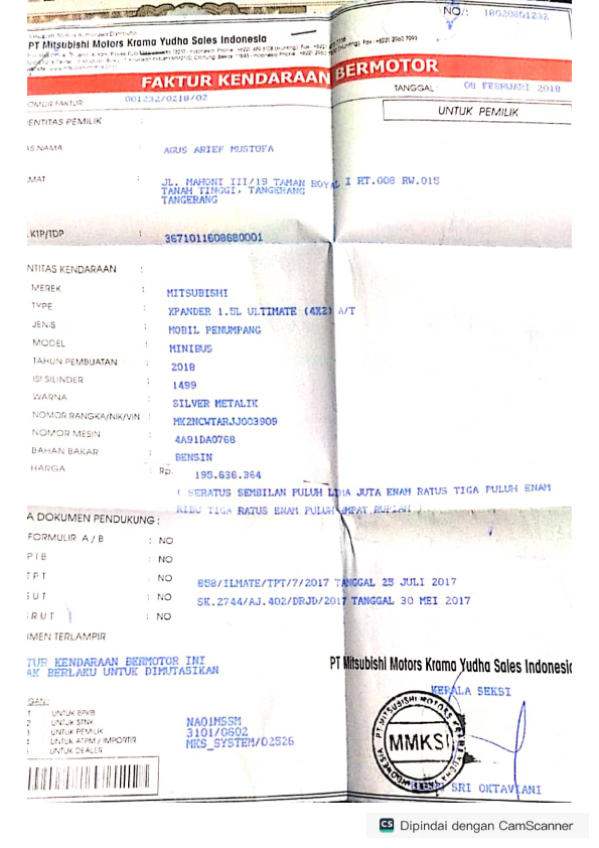 MITSUBISHI XPANDER 1.5L ULTIMATE