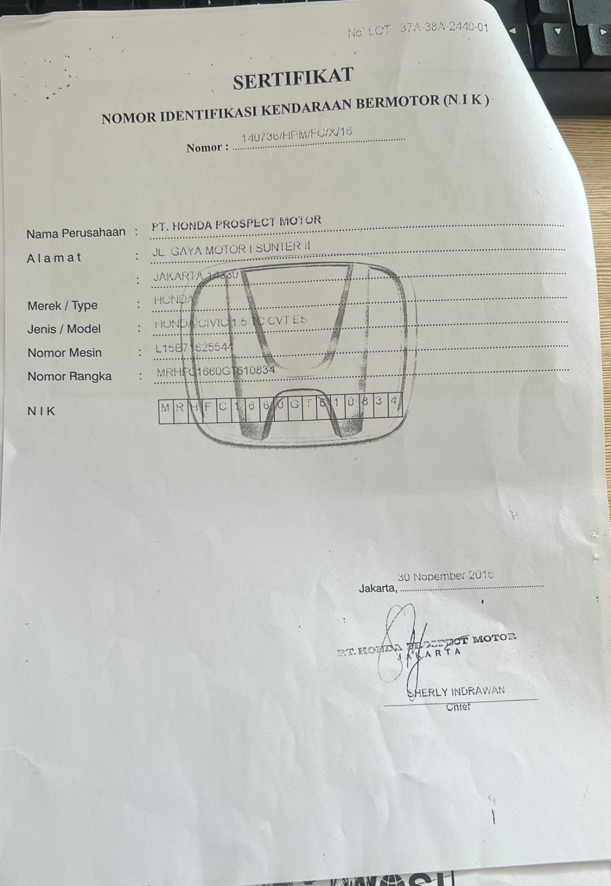 HONDA  CIVIC  1.5 TC