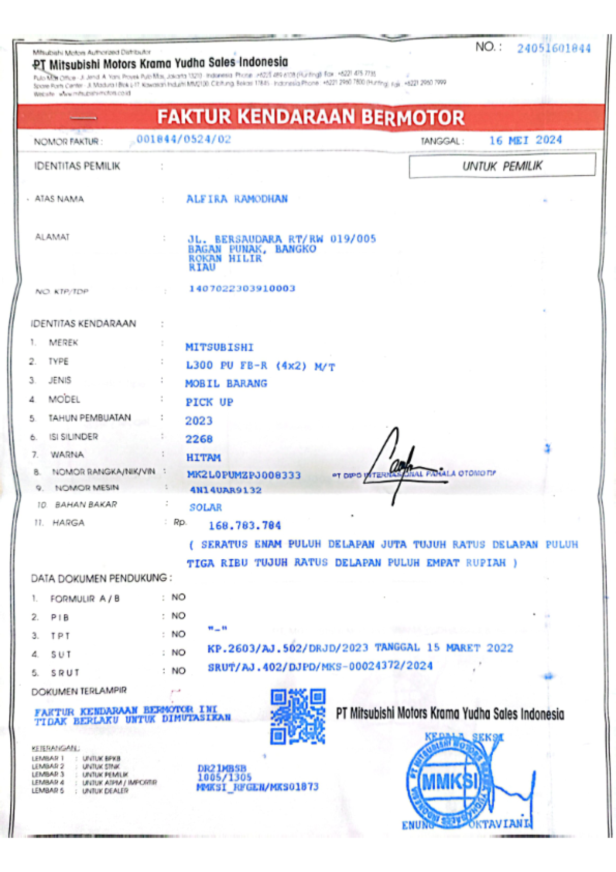 MITSUBISHI L300 PU FB-R (4X2)