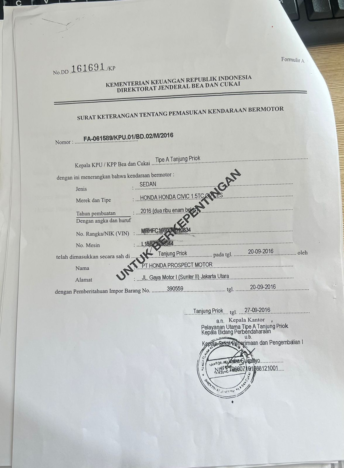 HONDA  CIVIC  1.5 TC