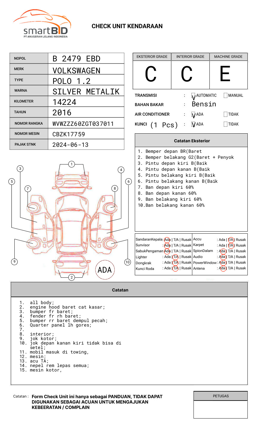 VOLKSWAGEN  POLO 1.2  GT