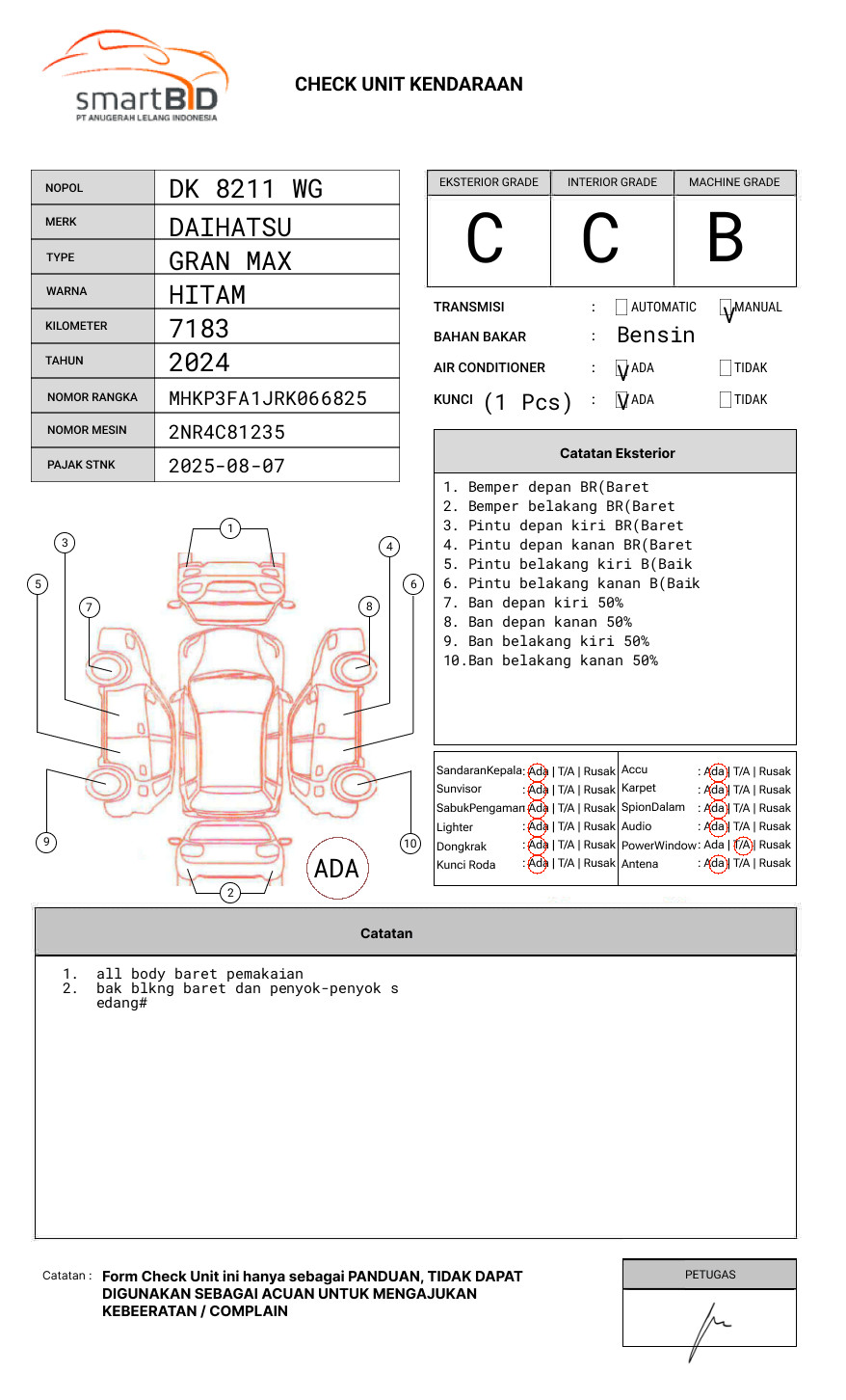 DAIHATSU  GRAN MAX  PICK-UP