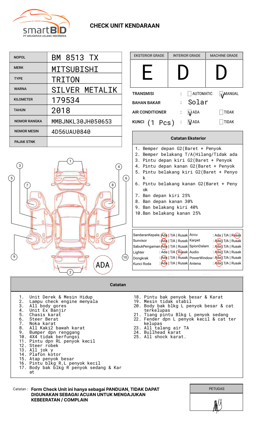 MITSUBISHI DC HDX 4X4