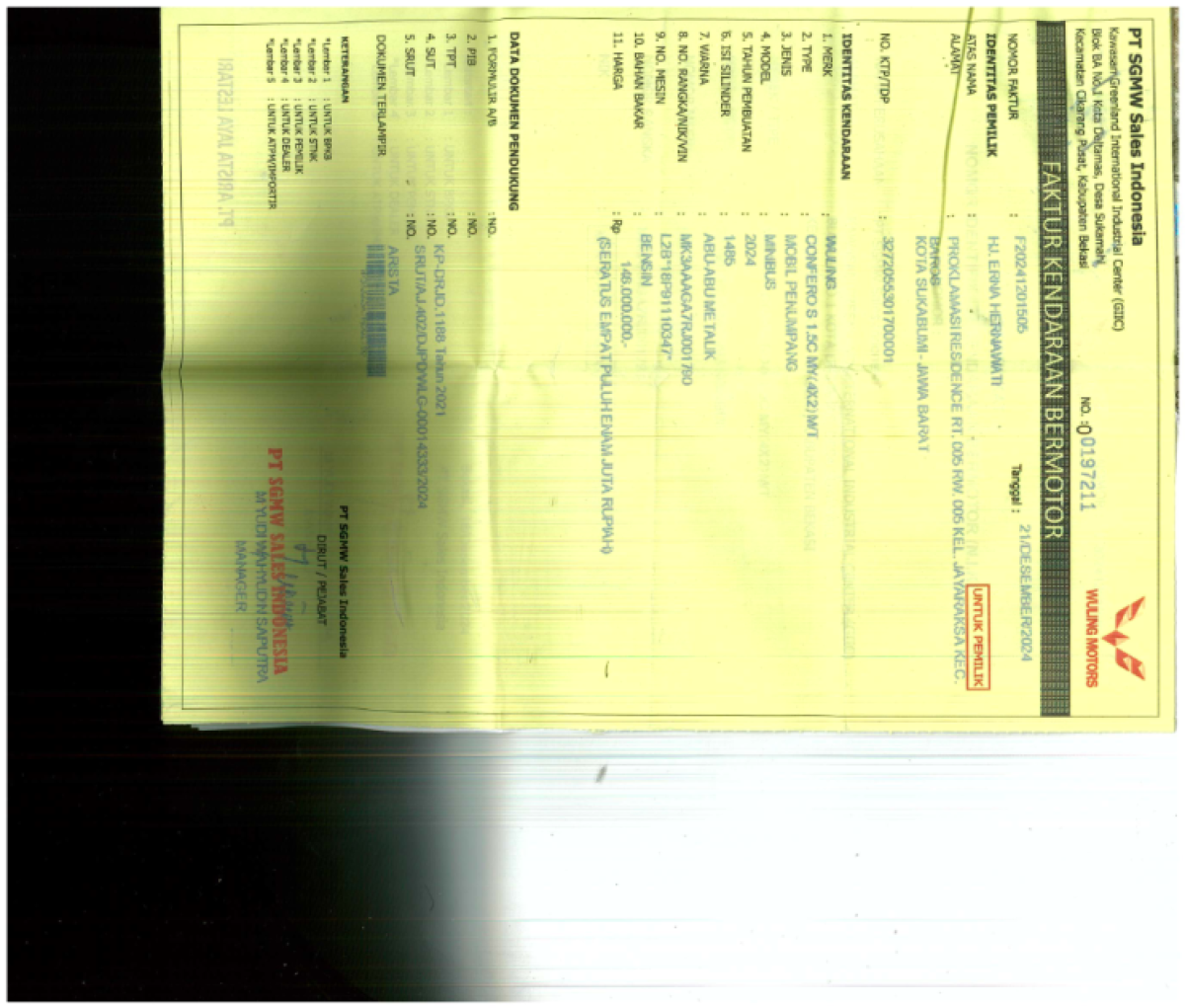 WULING CONFERO S 1.5C