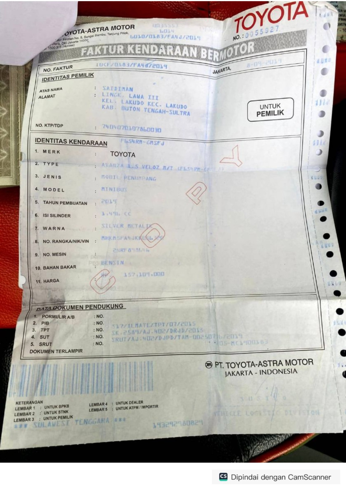 TOYOTA NEW AVANZA VELOZ 1.5