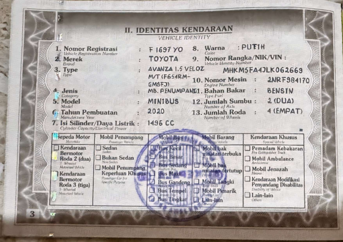 TOYOTA  AVANZA  VELOZ