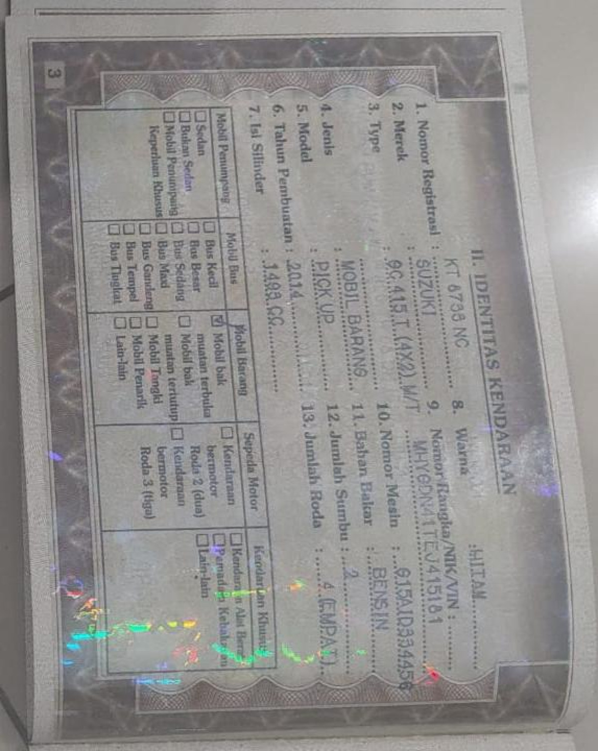 SUZUKI MEGA CARRY PU