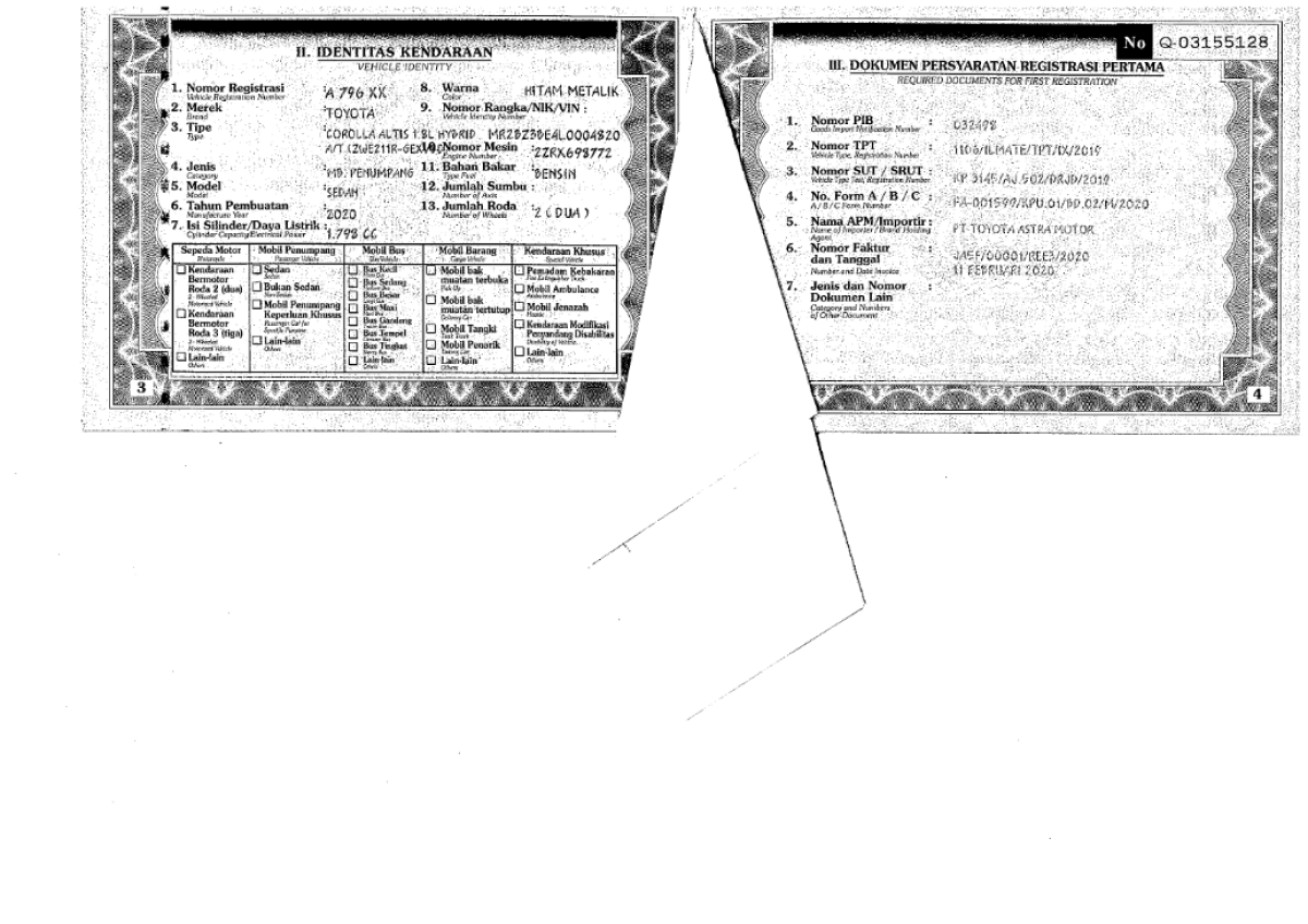 TOYOTA  COROLLA  ALTIS 1.8L HYBRID