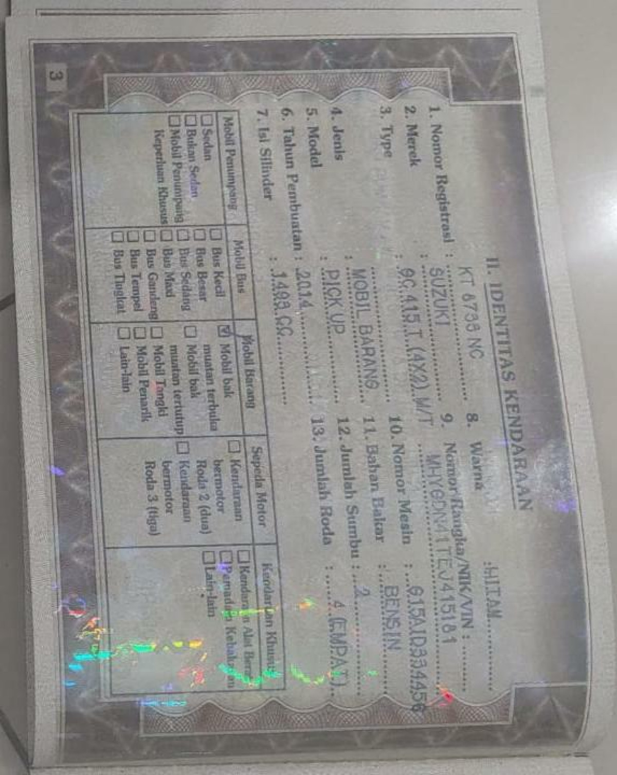 SUZUKI MEGA CARRY PU