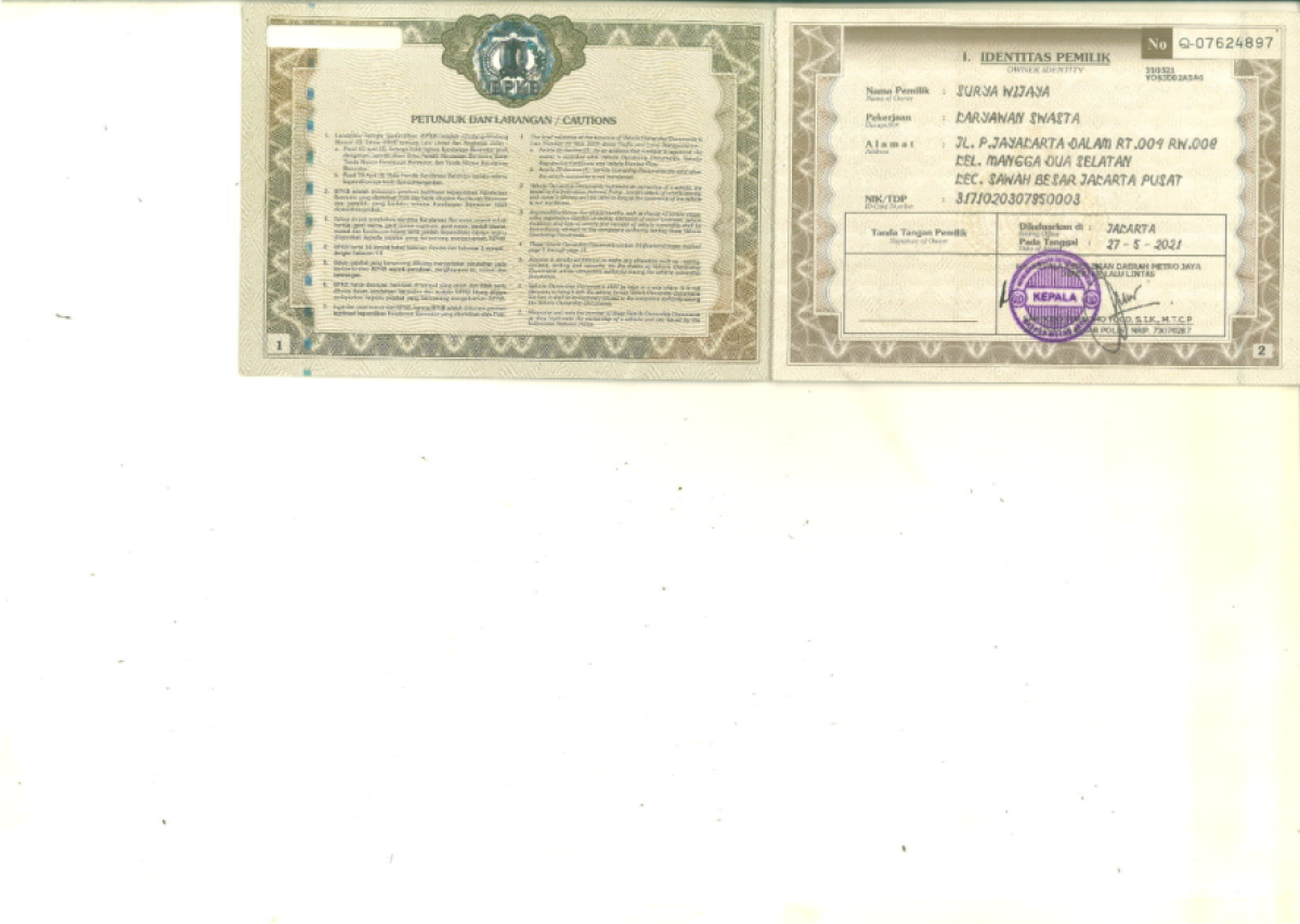 HONDA MOBILIO DD4 1.5 E M CVT CKD