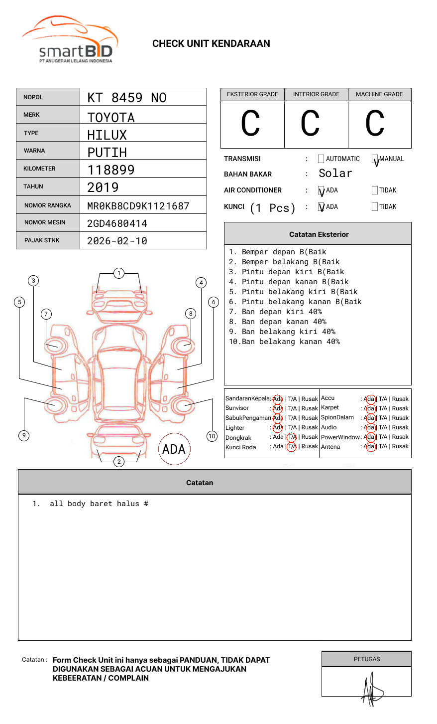 TOYOTA HILUX 2.4G DC 4X4
