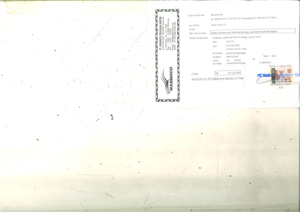 TOYOTA NEW AVANZA VELOZ 1.5