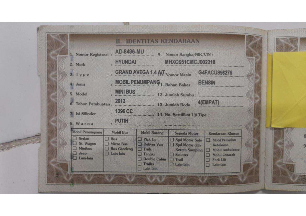 HYUNDAI  GRAND AVEGA