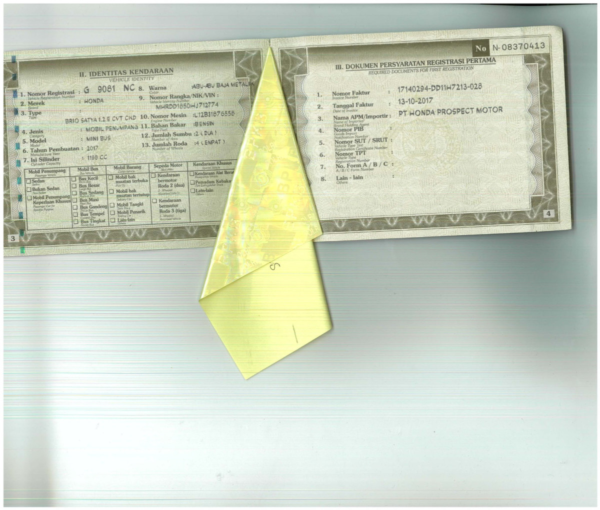 HONDA  BRIO  SATYA E