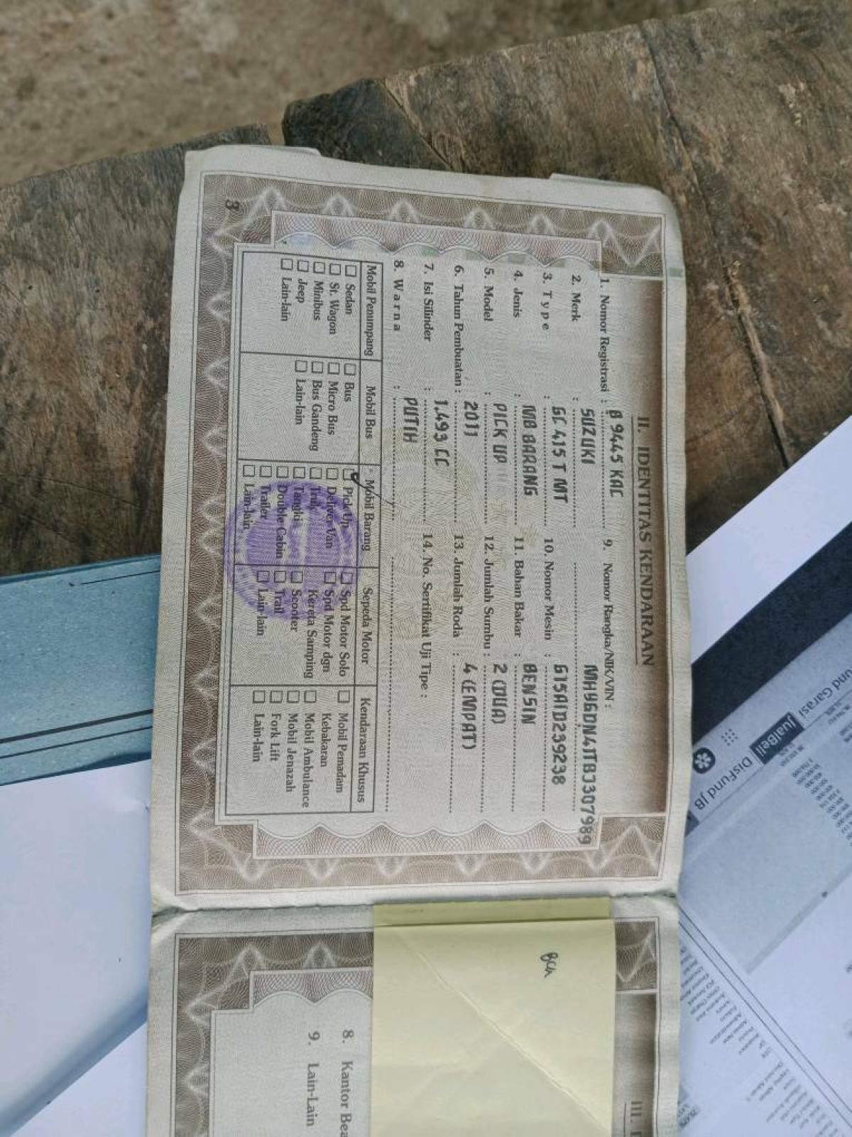 SUZUKI  MEGA CARRY  PU