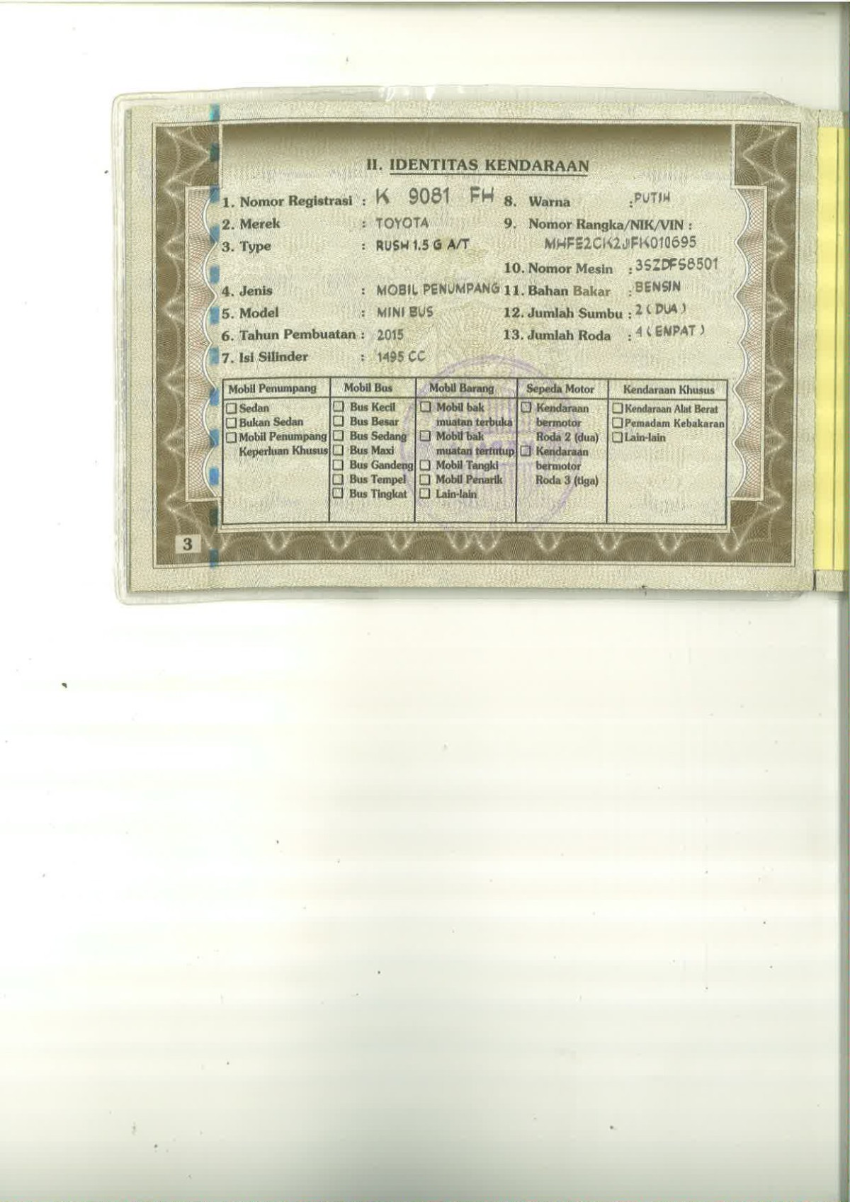 TOYOTA RUSH 1.5 G A/T