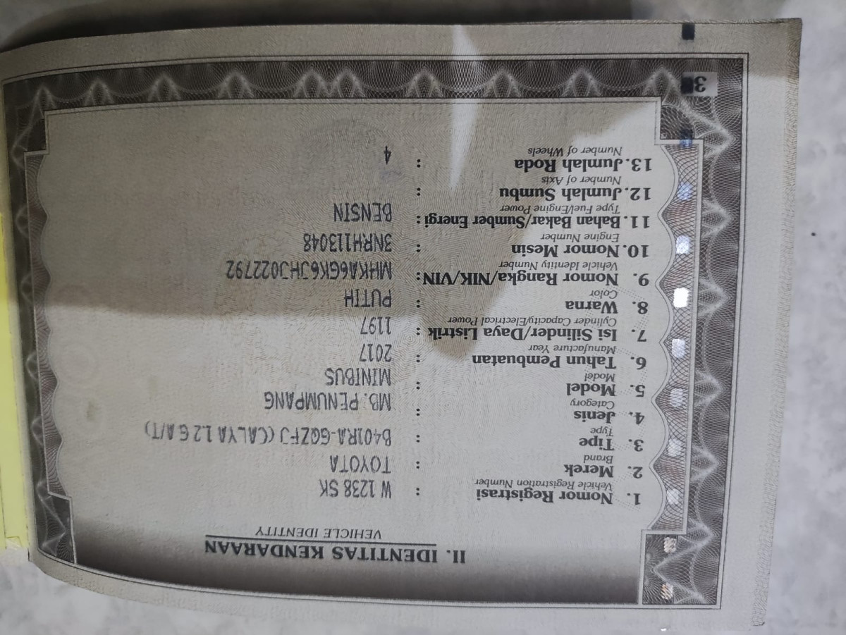 TOYOTA CALYA 1.2 G A/T