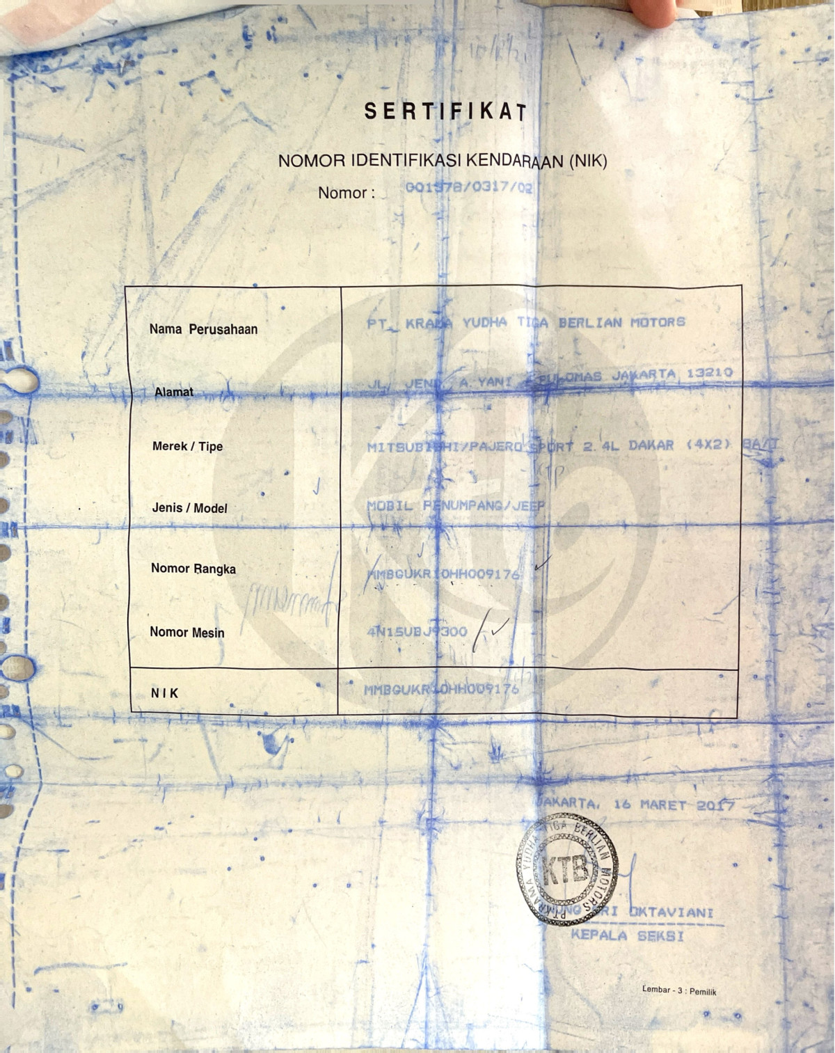 MITSUBISHI  PAJERO  SPORT 2.4L DAKAR-L (4X2)