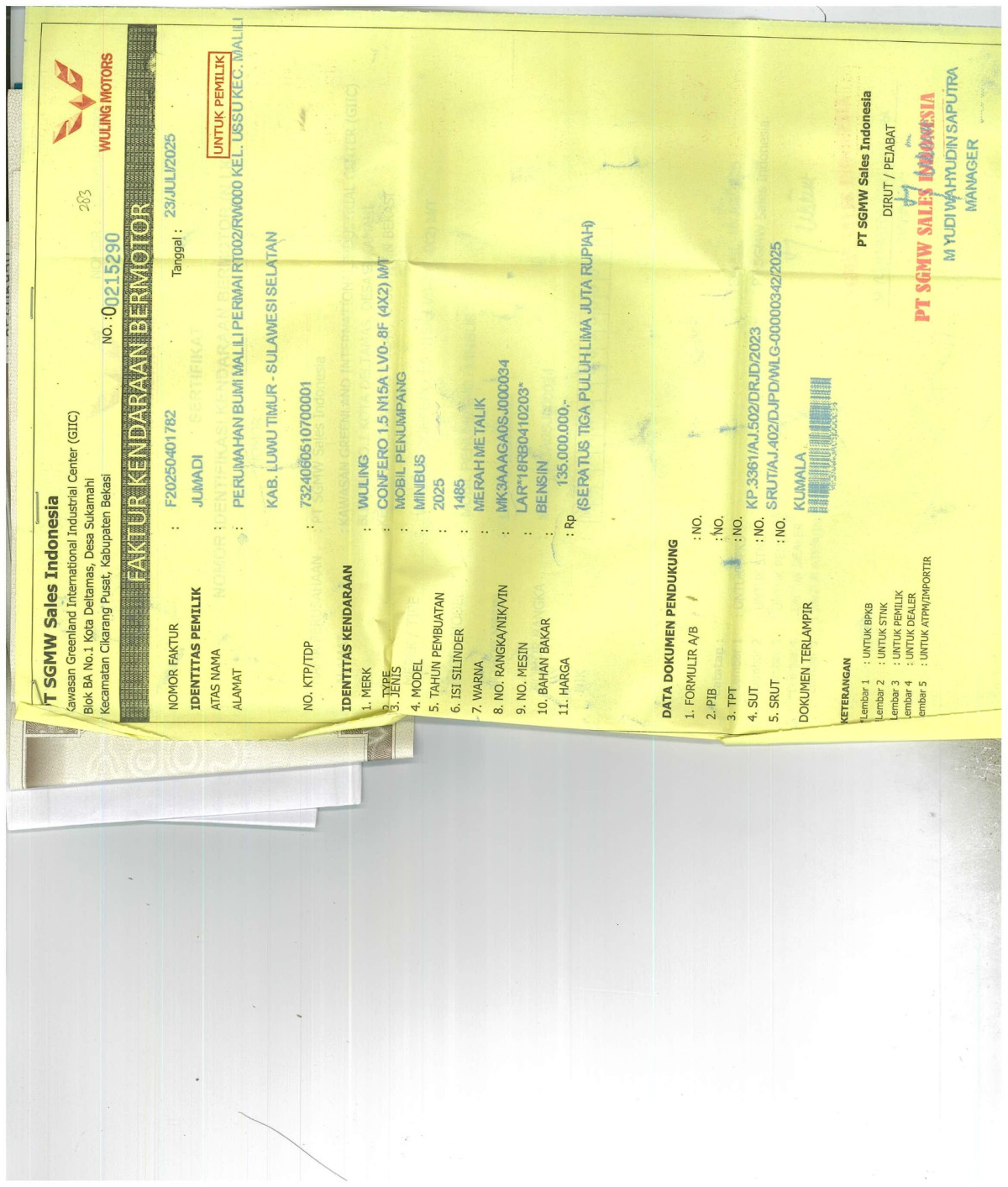 WULING  CONFERO  1.5 (4X2)