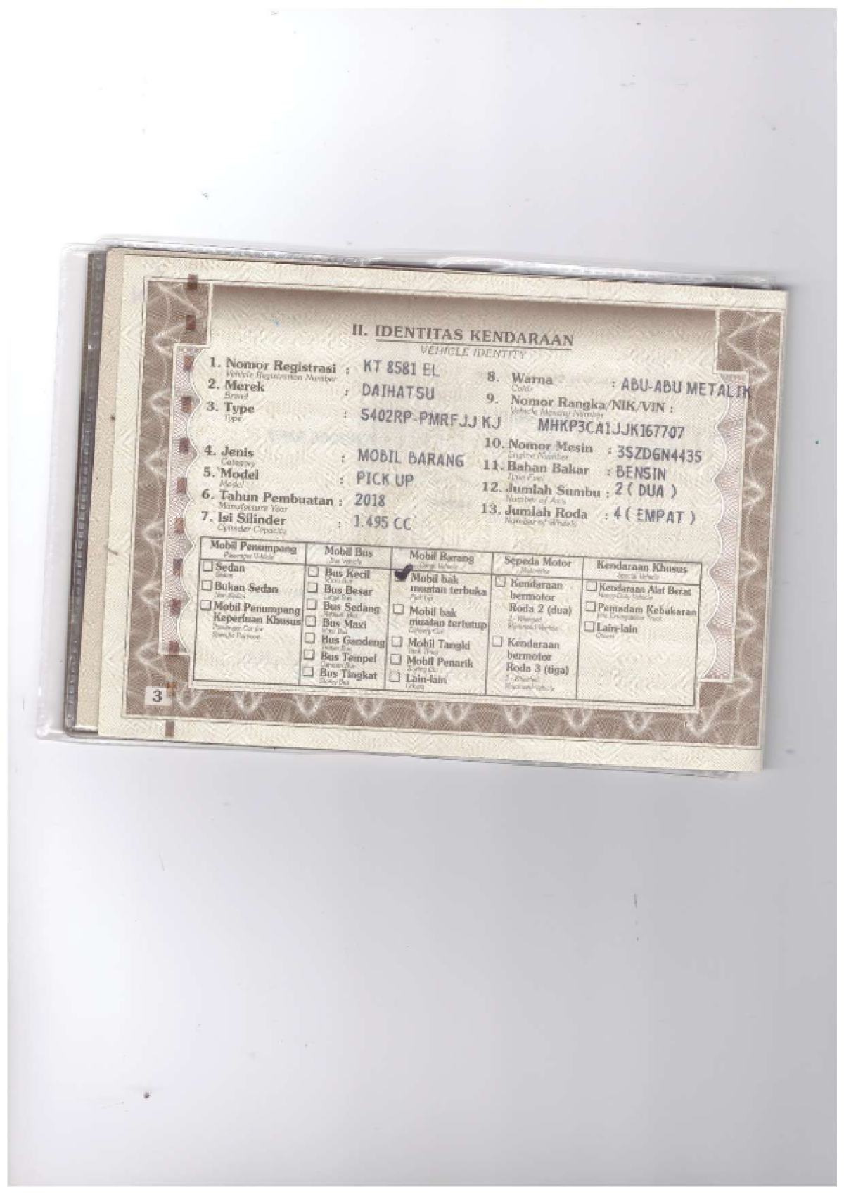 DAIHATSU GRAN MAX PICK-UP