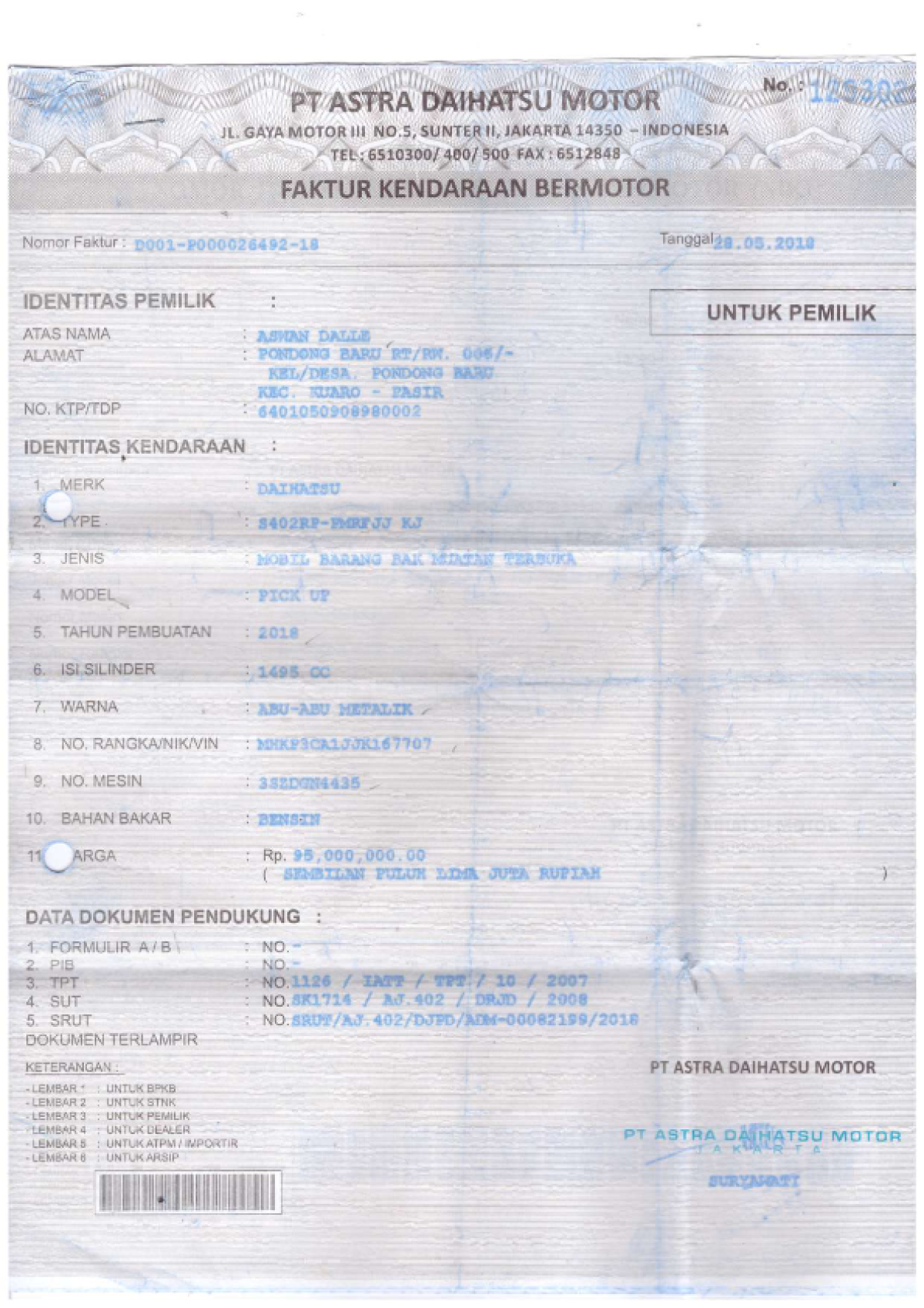 DAIHATSU GRAN MAX PICK-UP