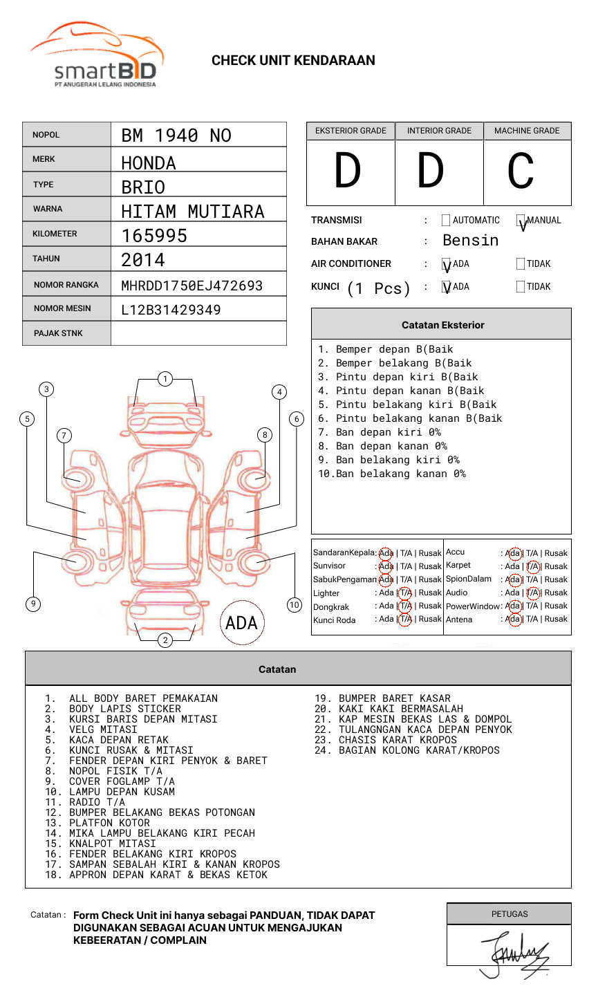 HONDA  BRIO  SATYA DD1 1.2 S