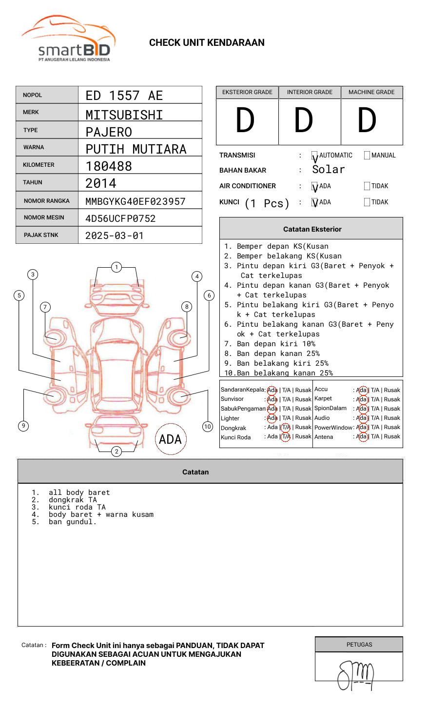 MITSUBISHI PAJERO SPORT 2.5 HP-E (4X2)