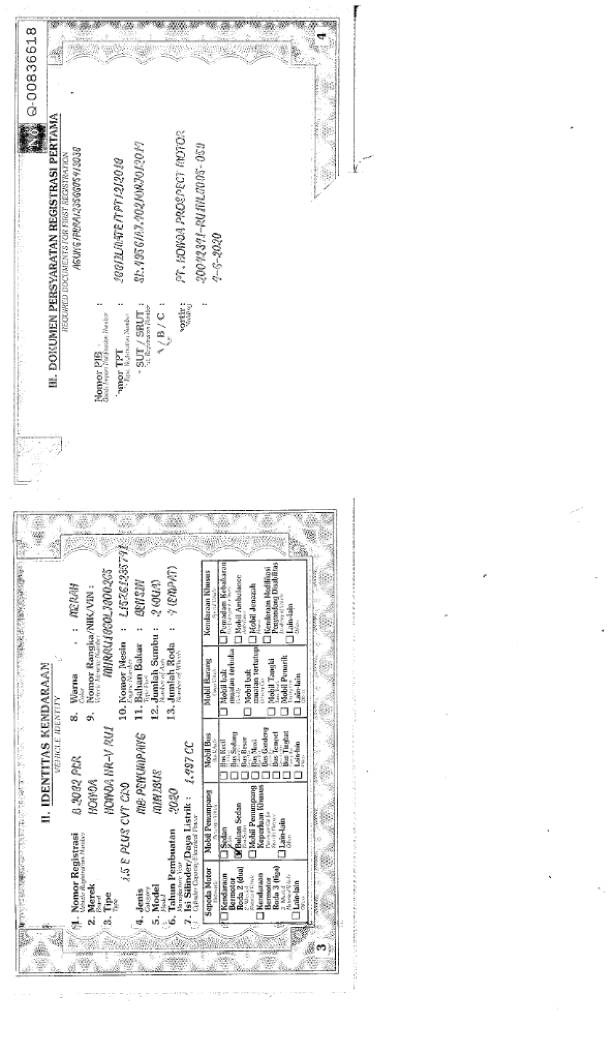 HONDA HRV RU1 1.5 E PLUS