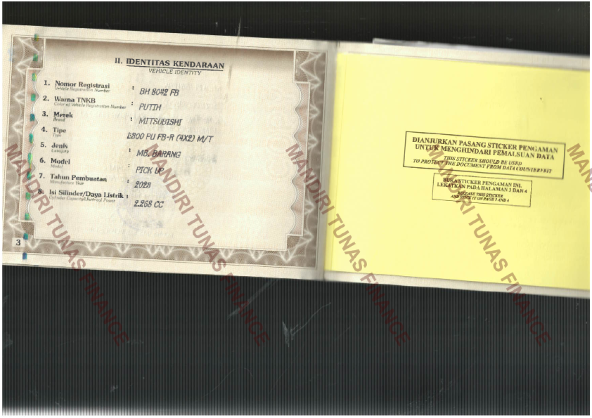 MITSUBISHI  L 300 L300 PU FB-R (4X2)