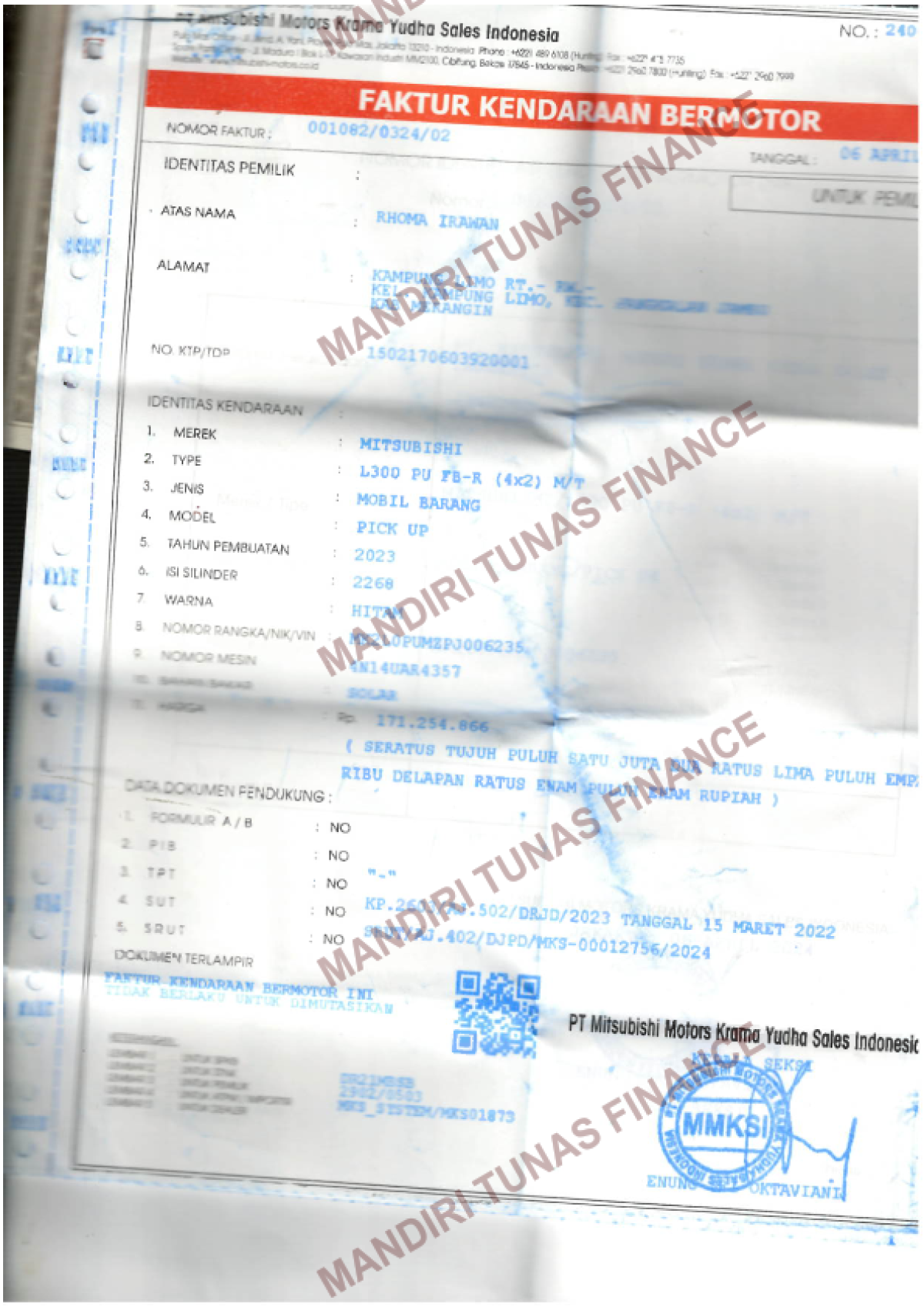 MITSUBISHI  L 300 L300 PU FB-R (4X2)