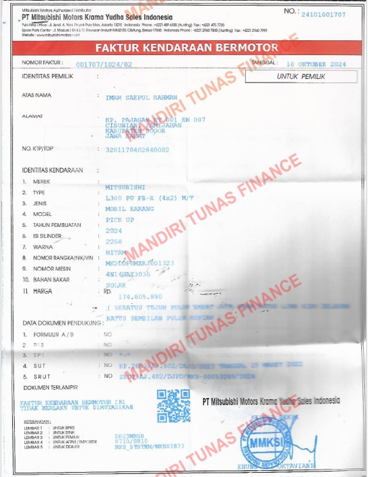 MITSUBISHI  L 300 L300 PU FB-R (4X2)