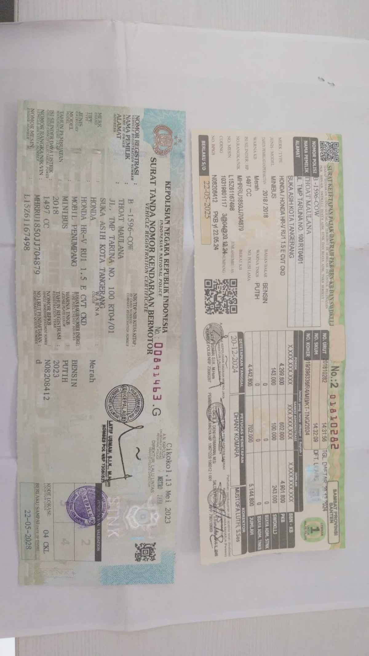 HONDA  HRV  RU1 1.5 E CVT