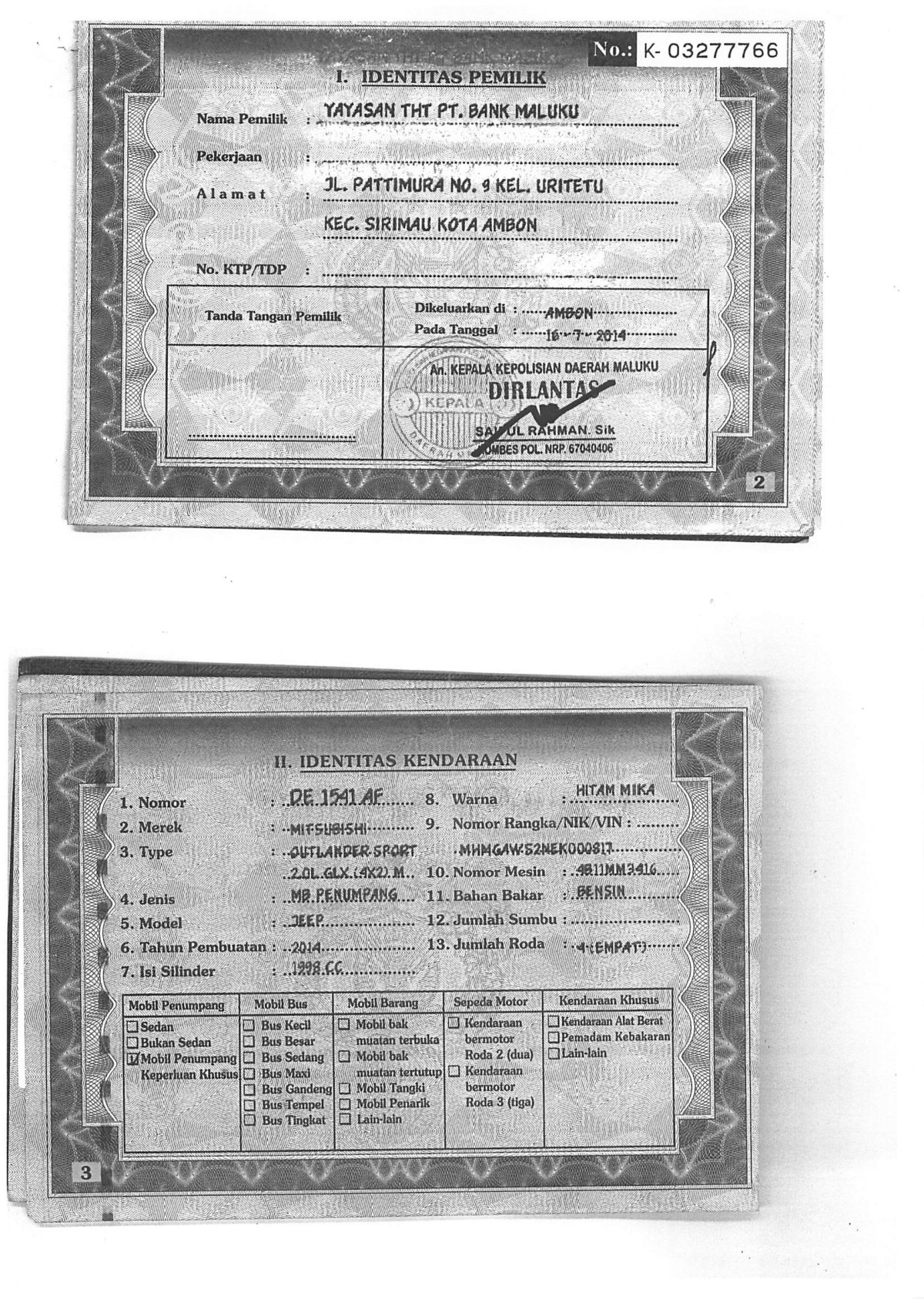 MITSUBISHI OUTLANDER SPORT