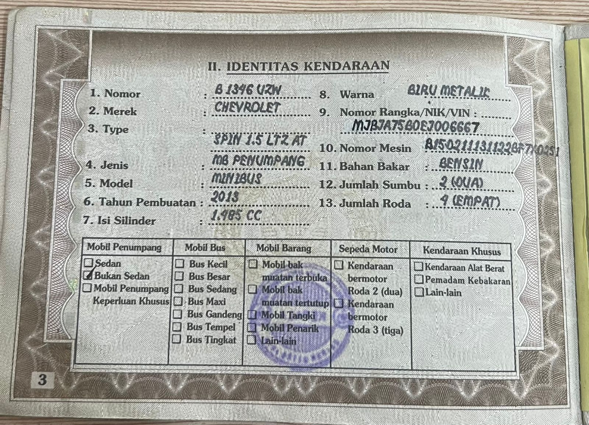 CHEVROLET SPIN 1.5 LTZ