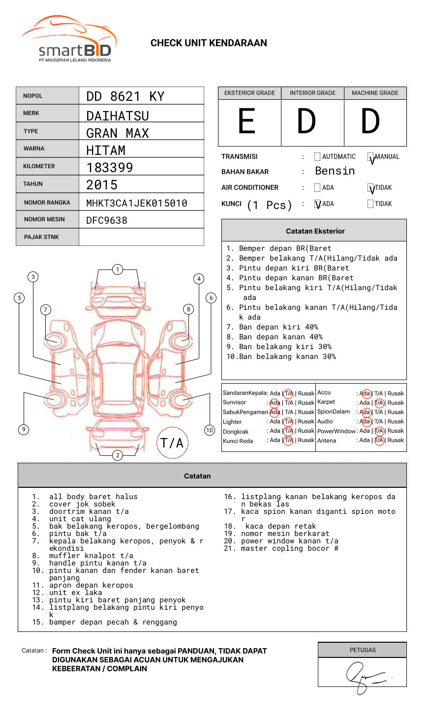 DAIHATSU  GRAN MAX  PICK-UP