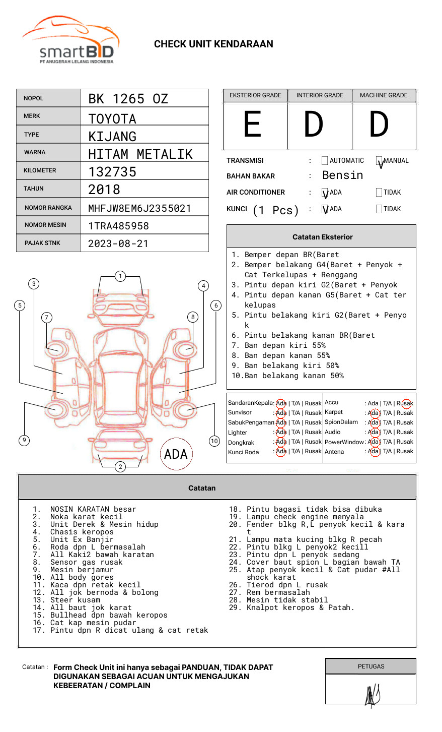 TOYOTA KIJANG INNOVA G