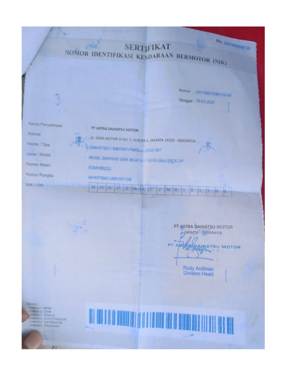 DAIHATSU  GRAN MAX  PICK-UP