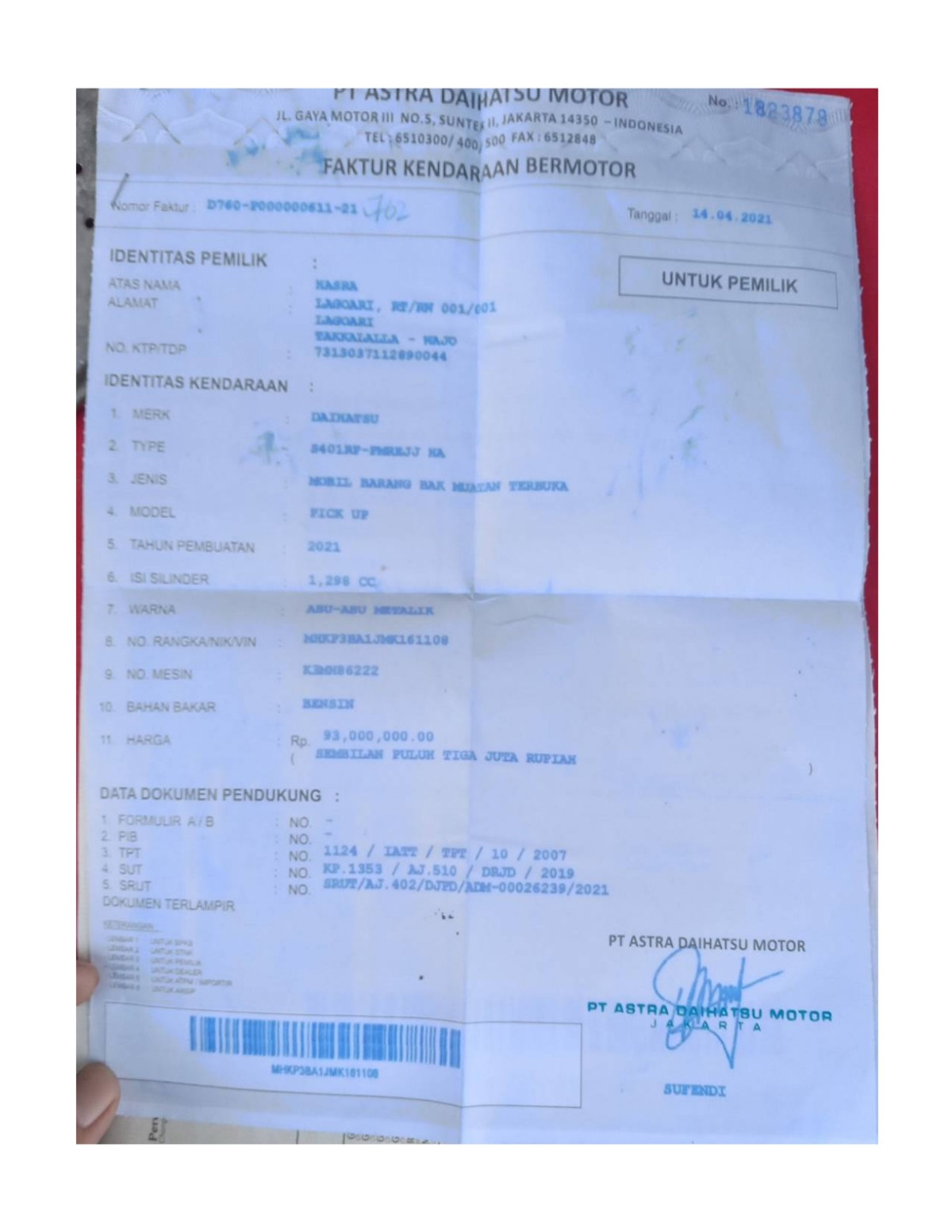 DAIHATSU  GRAN MAX  PICK-UP