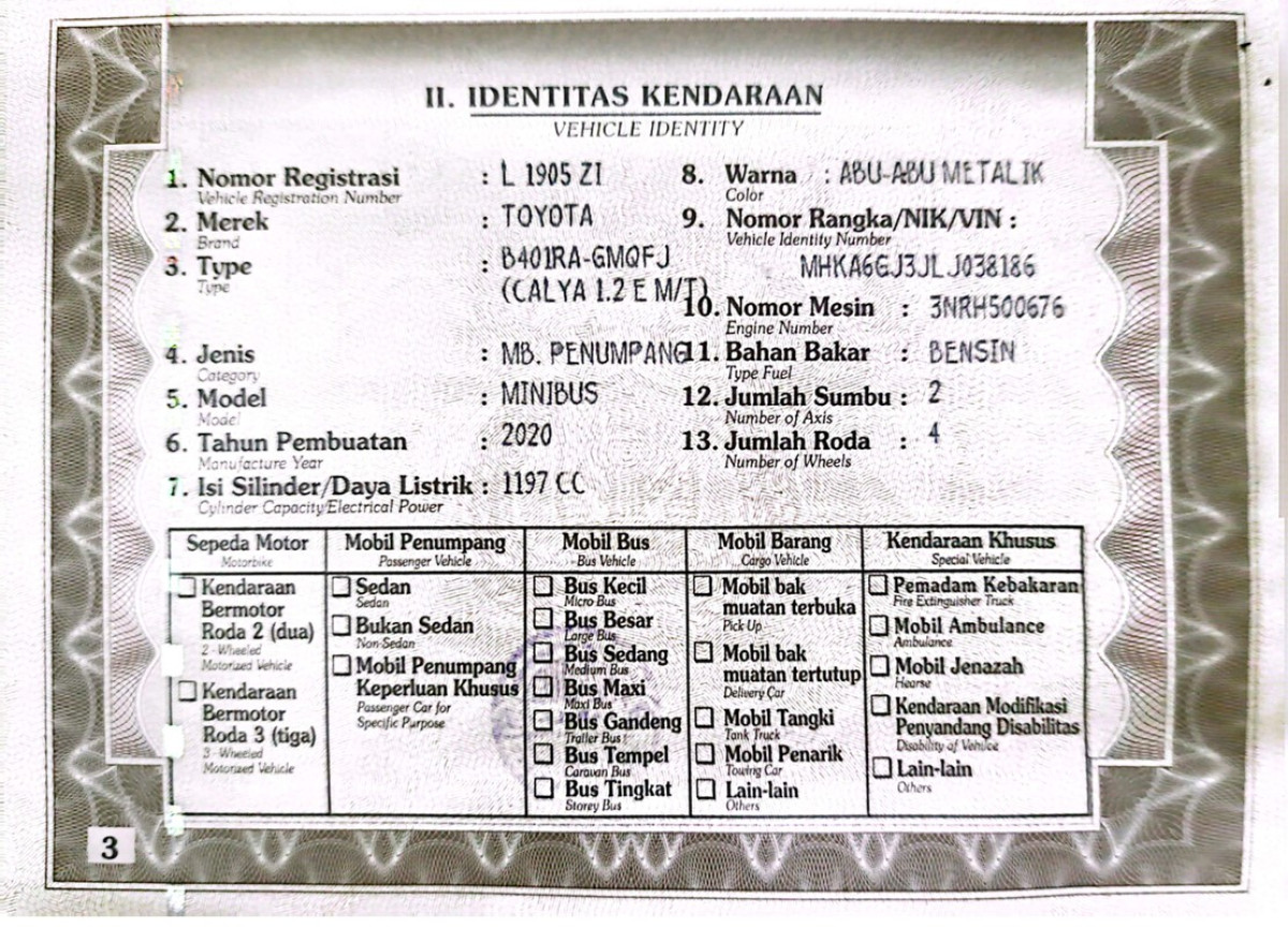 TOYOTA CALYA 1.2 E M/T