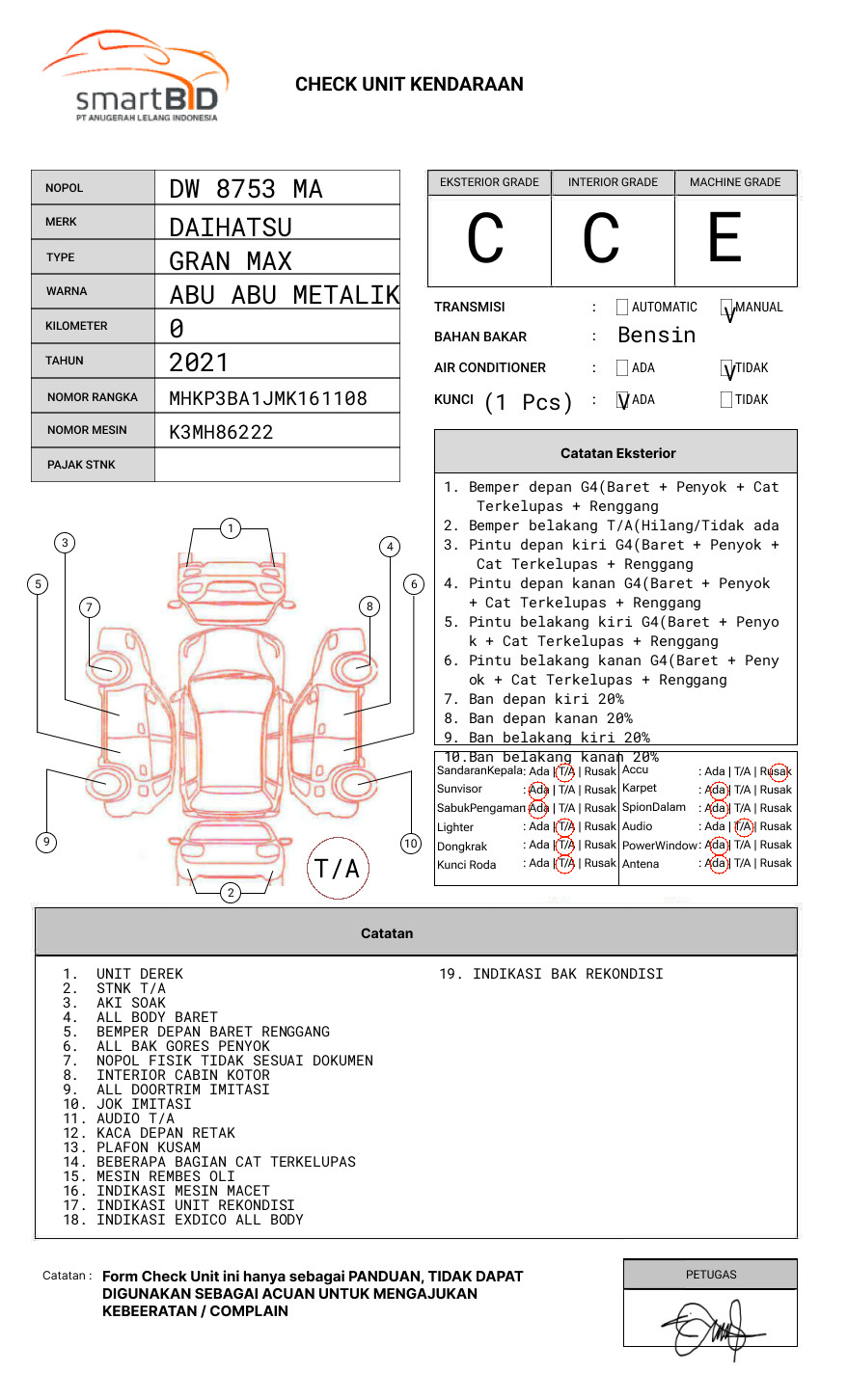 DAIHATSU  GRAN MAX  PICK-UP