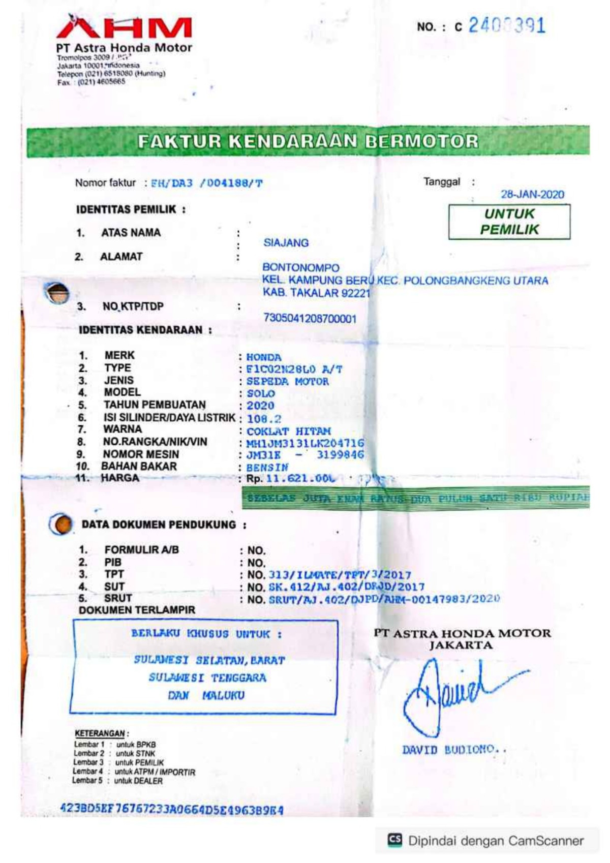 HONDA SCOOPY STYLISH