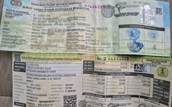 NISSAN GRAND LIVINA XV